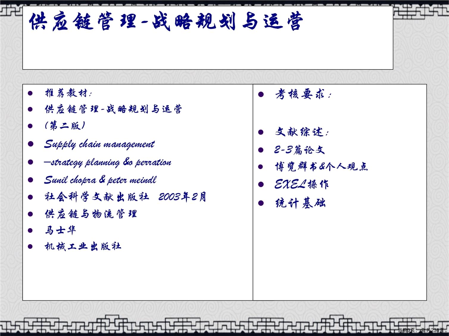 演示文稿供应链管理西南财大翁志刚_第3页