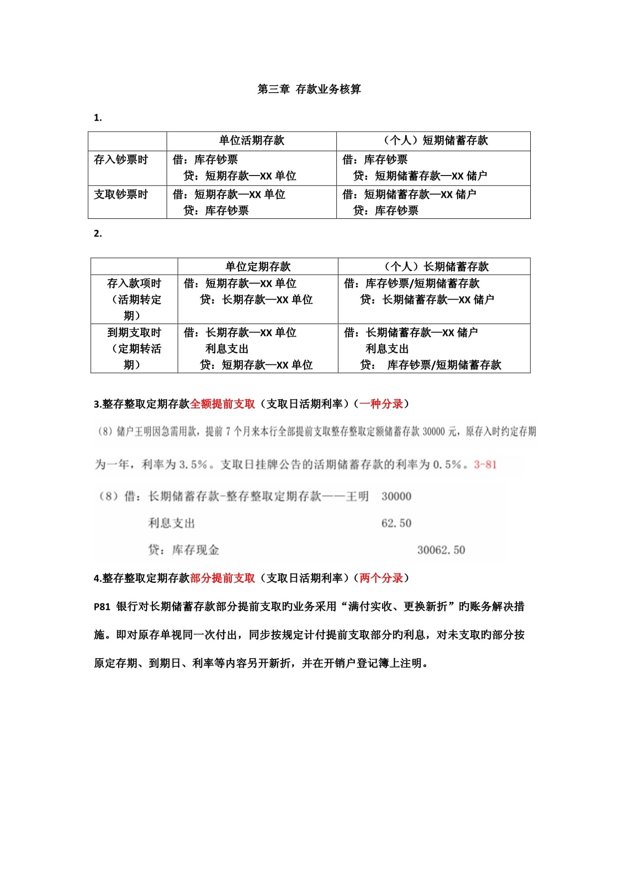 2022年银行会计学自考分录汇总_第1页