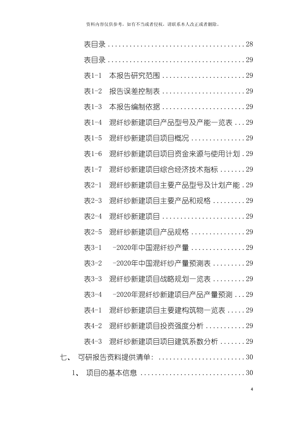 混纤纱项目可行性研究kok电子竞技模板_第4页