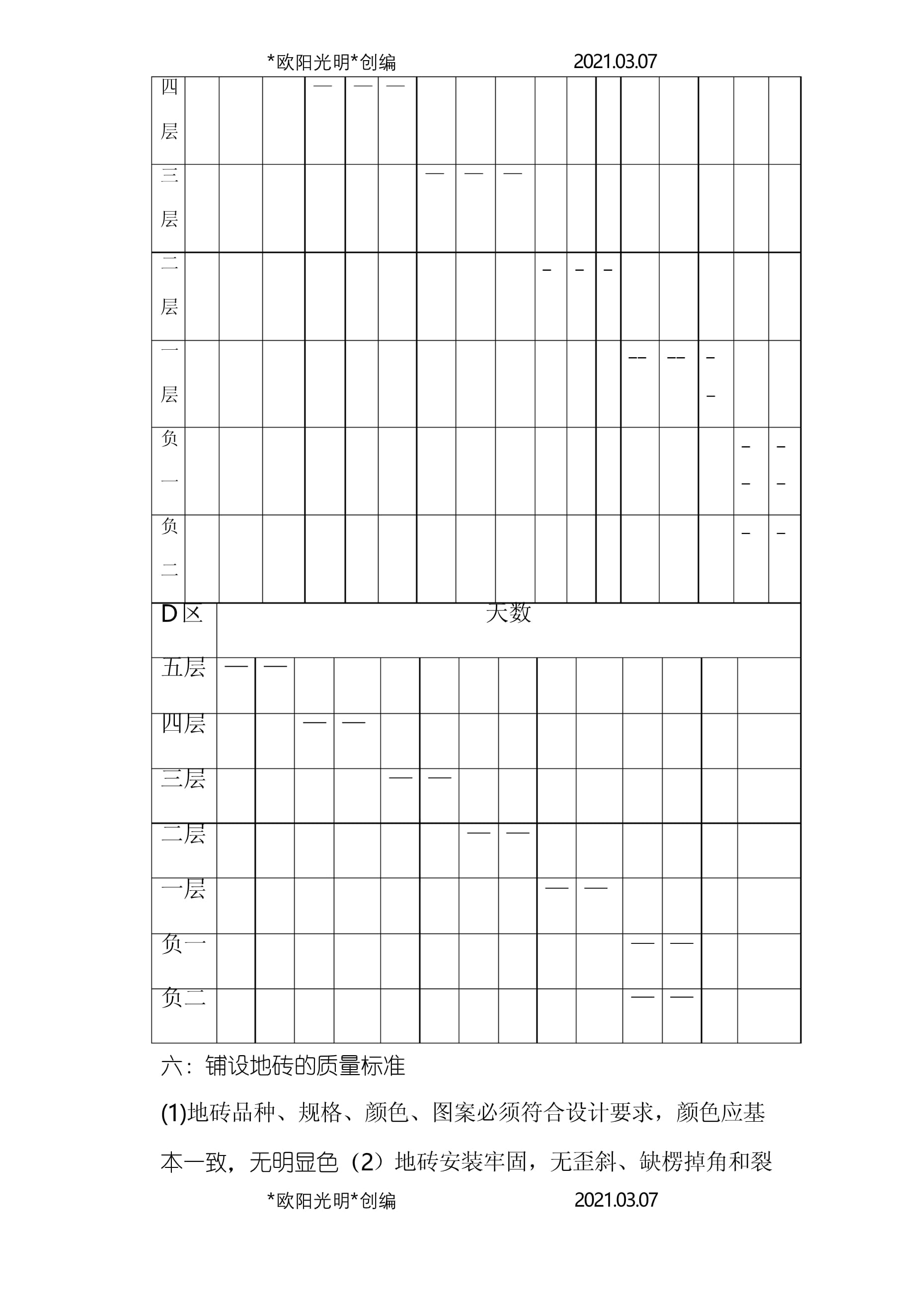 2021年更换地砖施工方案_第3页