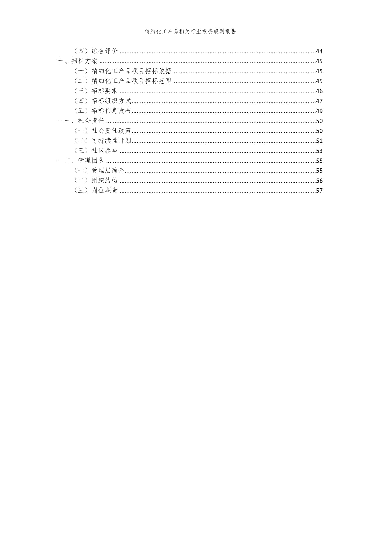 精细化工产品相关行业投资规划kok电子竞技范本_第3页