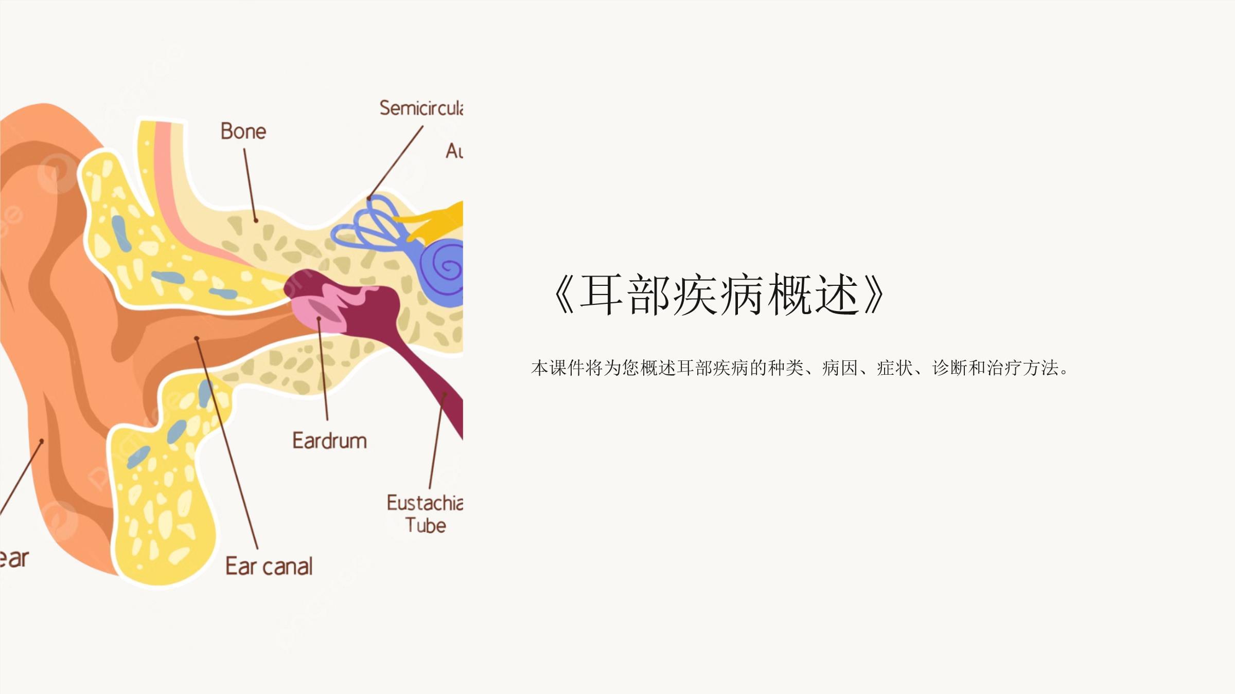 《耳部疾病概述》課件_第1頁