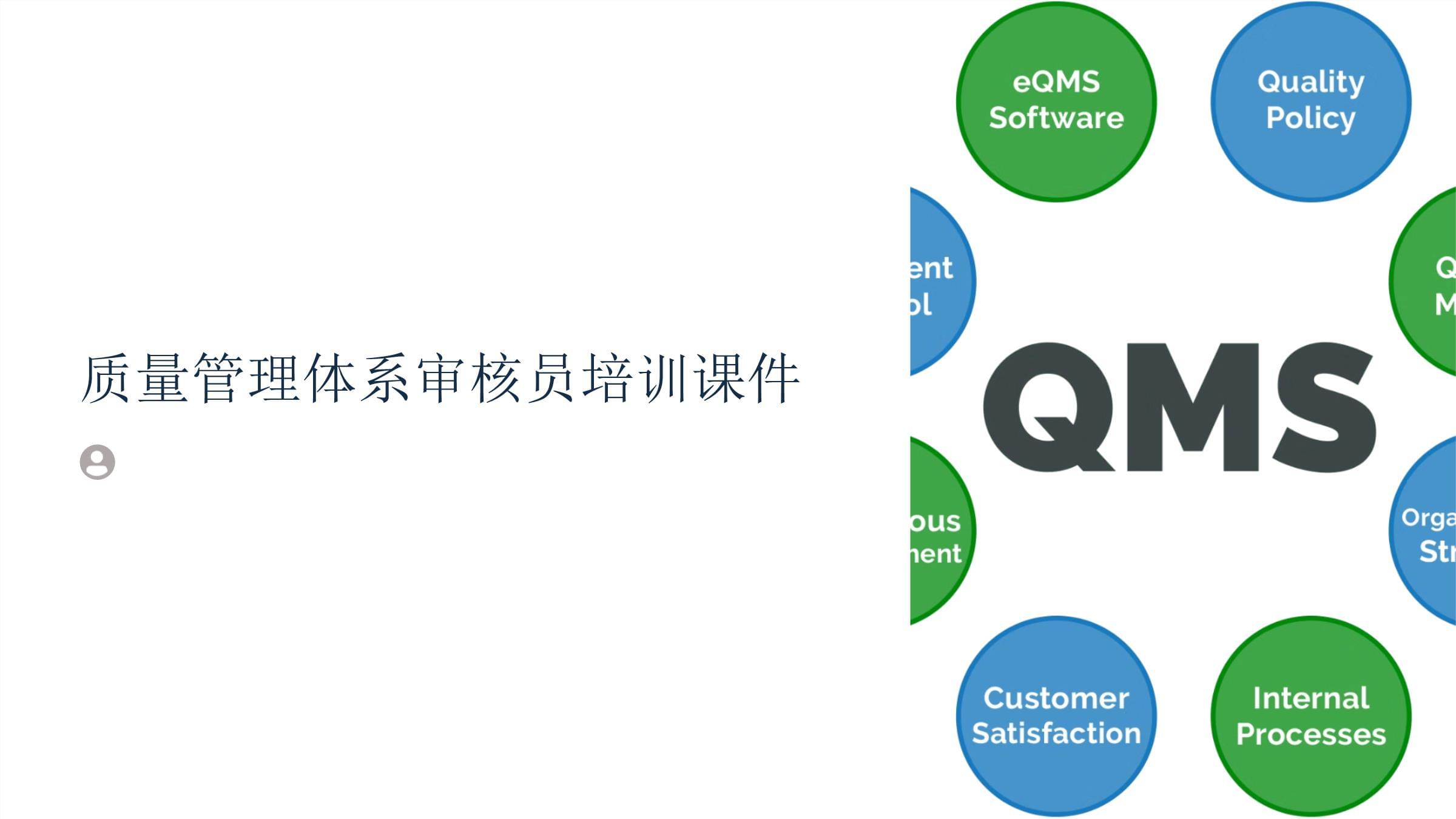 《质量管理体系审核员培训课件》_第1页
