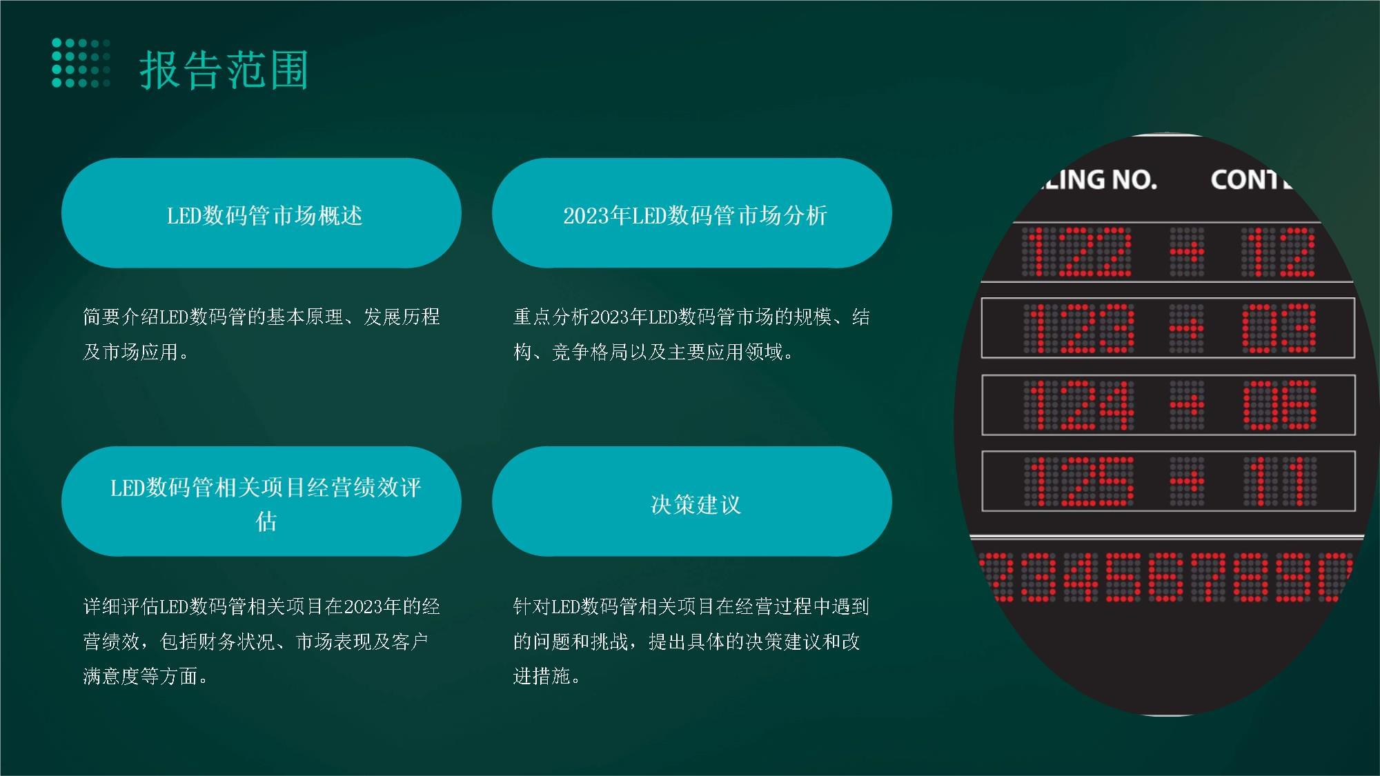 2023年led数码管相关项目经营分析kok电子竞技_第5页