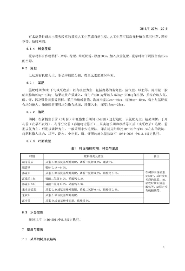 DB13-T 2274-2015 石富短枝苹果生产技术规程_第5页