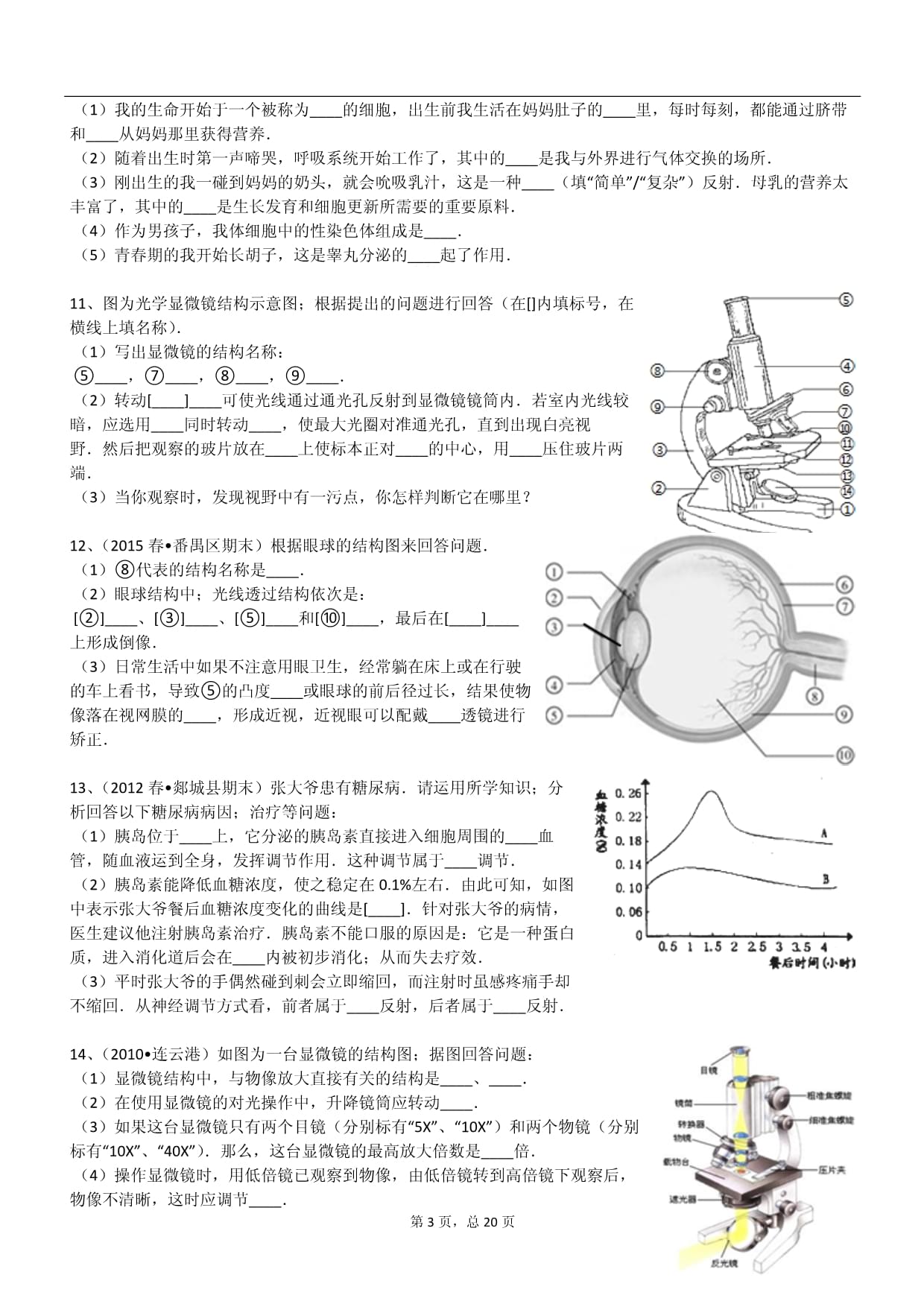 2025年人教A新kok电子竞技九kok电子竞技生物上册月考试卷含答案_第3页