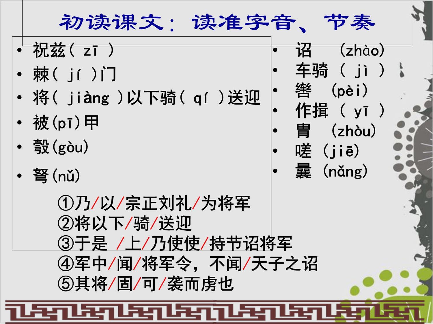 八kok电子竞技上语文《23周亚夫军细柳》1人教kok电子竞技部编-(23张)_第3页