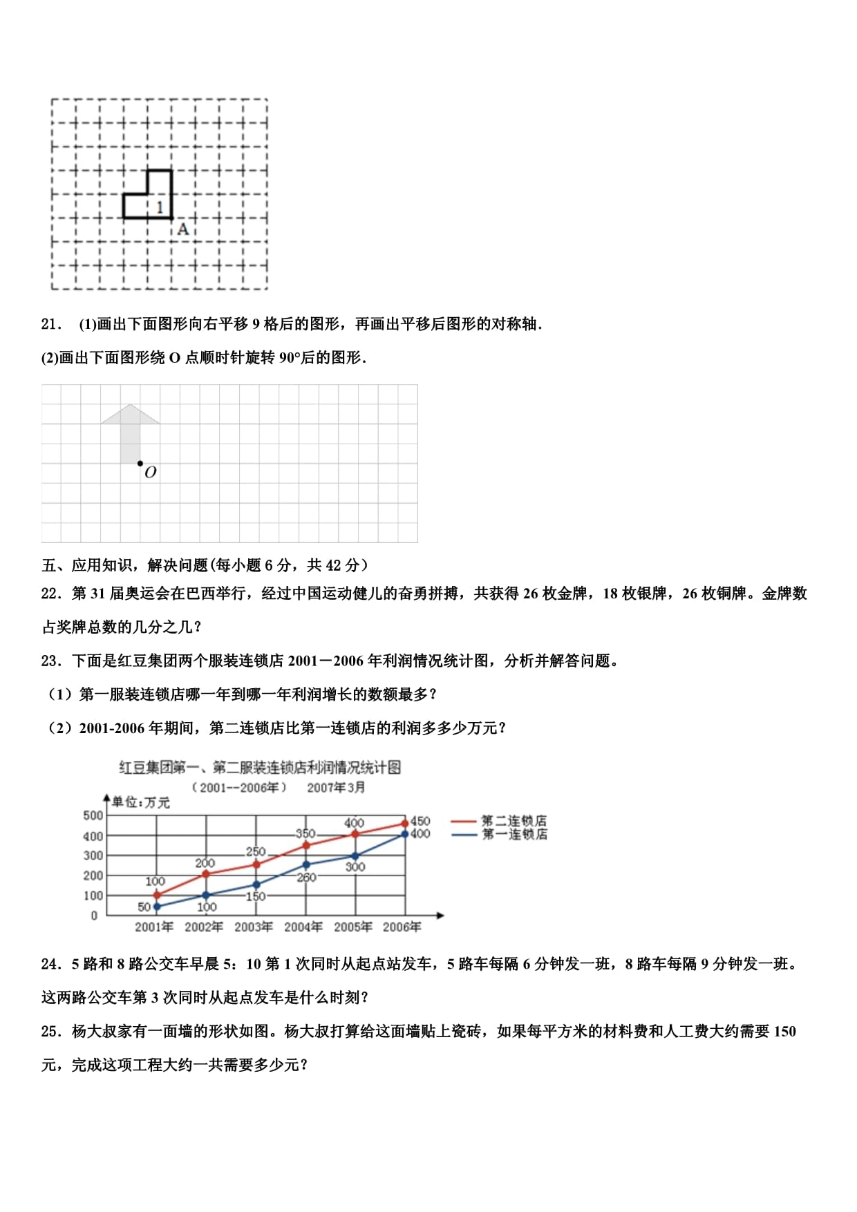 2024届阜阳市阜南县五kok电子竞技数学第二学期期末达标检测试题含解析_第3页