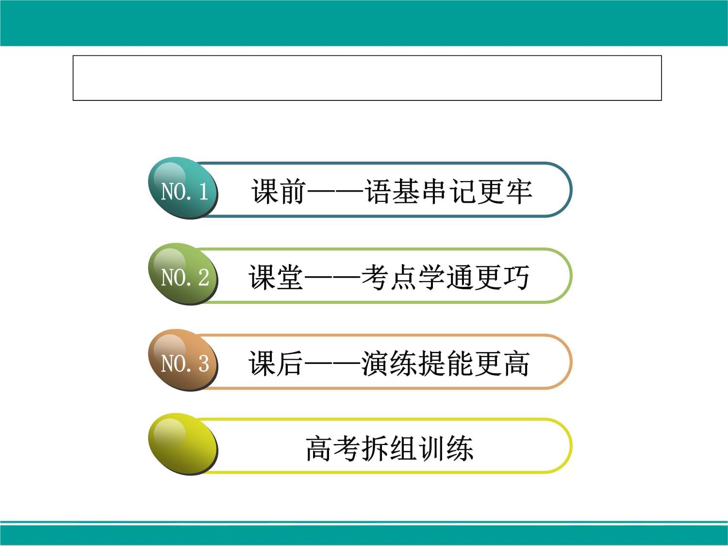 高中一轮复习英语北师大kok电子竞技课件必修五Unit15Learning_第2页