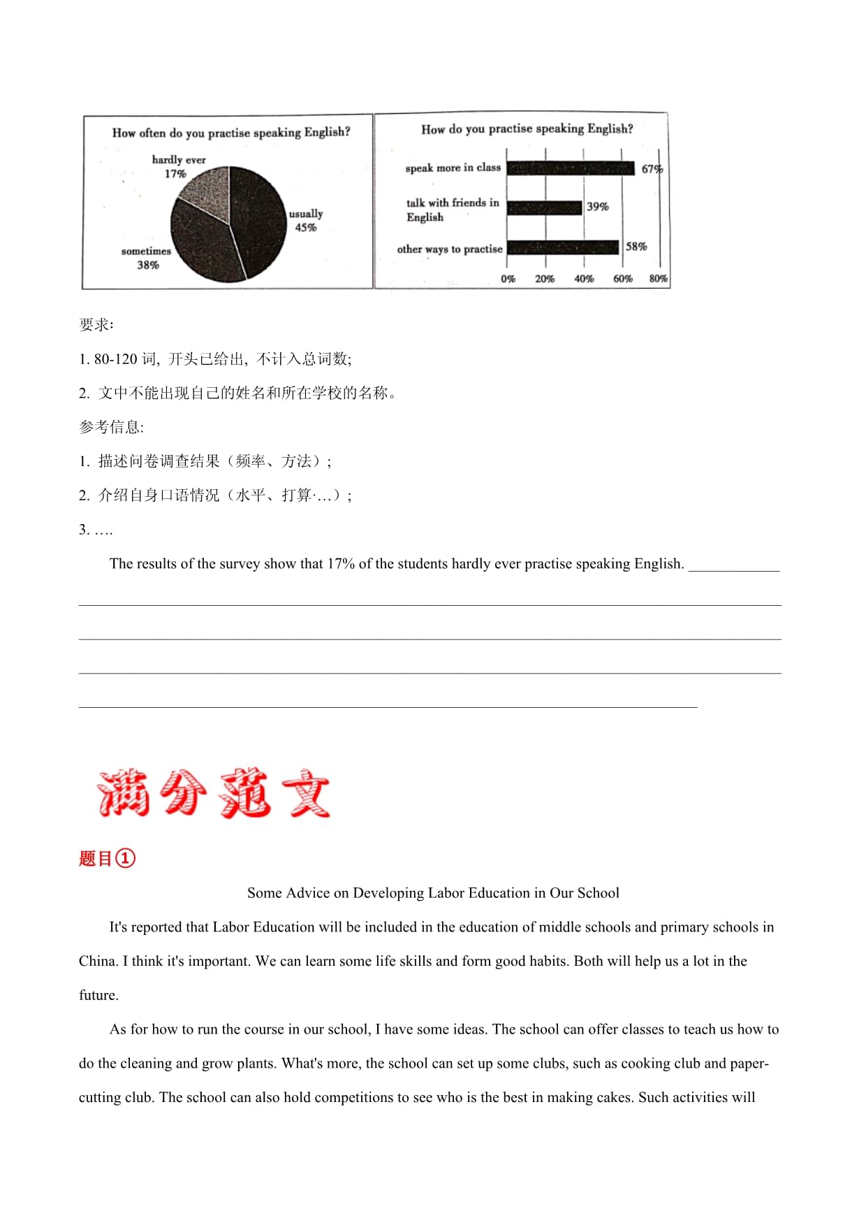 作文06 重庆卷-五年（2017-2021）中考英语满分作文解读+素材积累_第5页