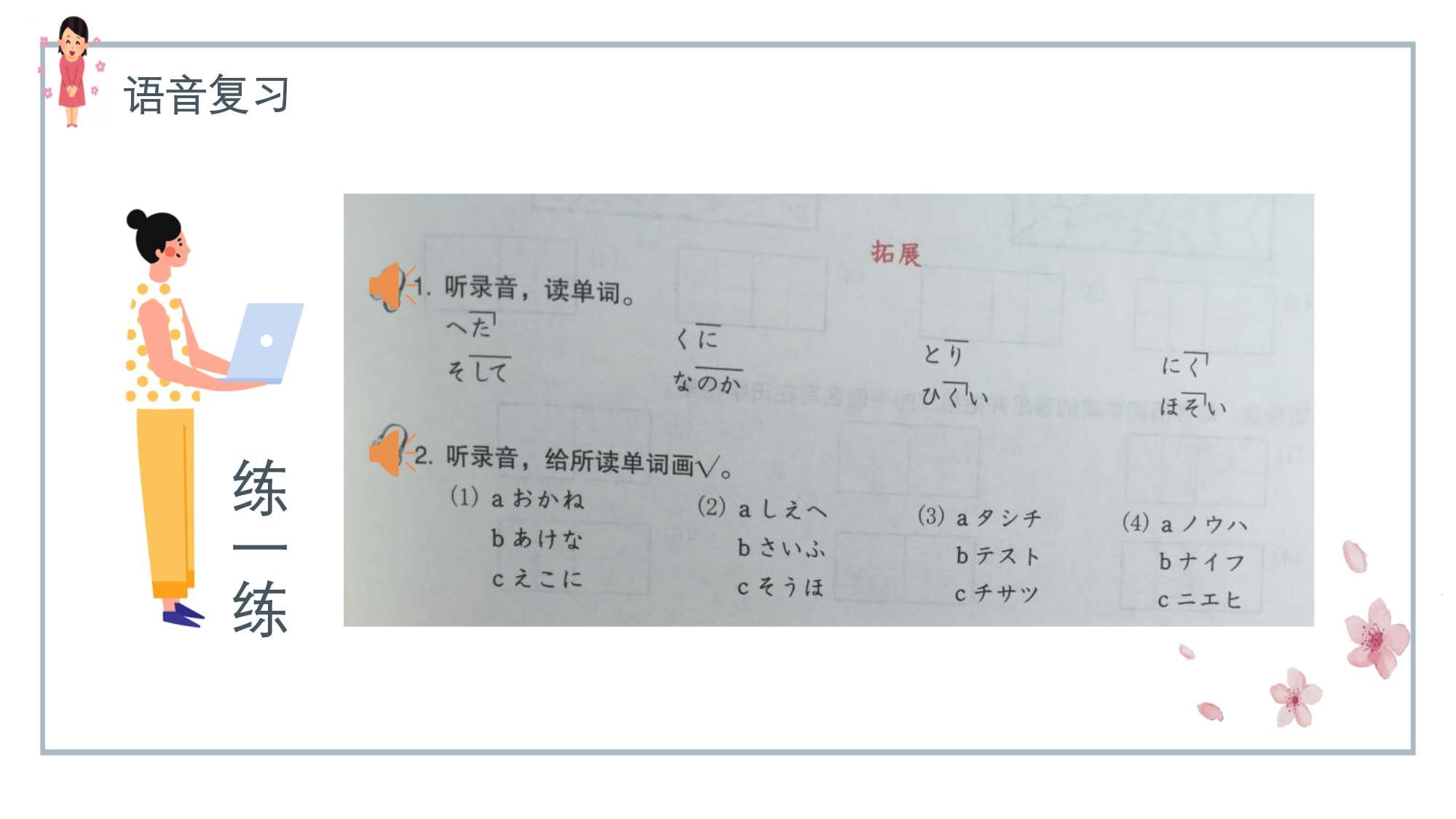 第一課+おはようございます+第四節~第六節 初中日语人教kok电子竞技七kok电子竞技第一册_第4页