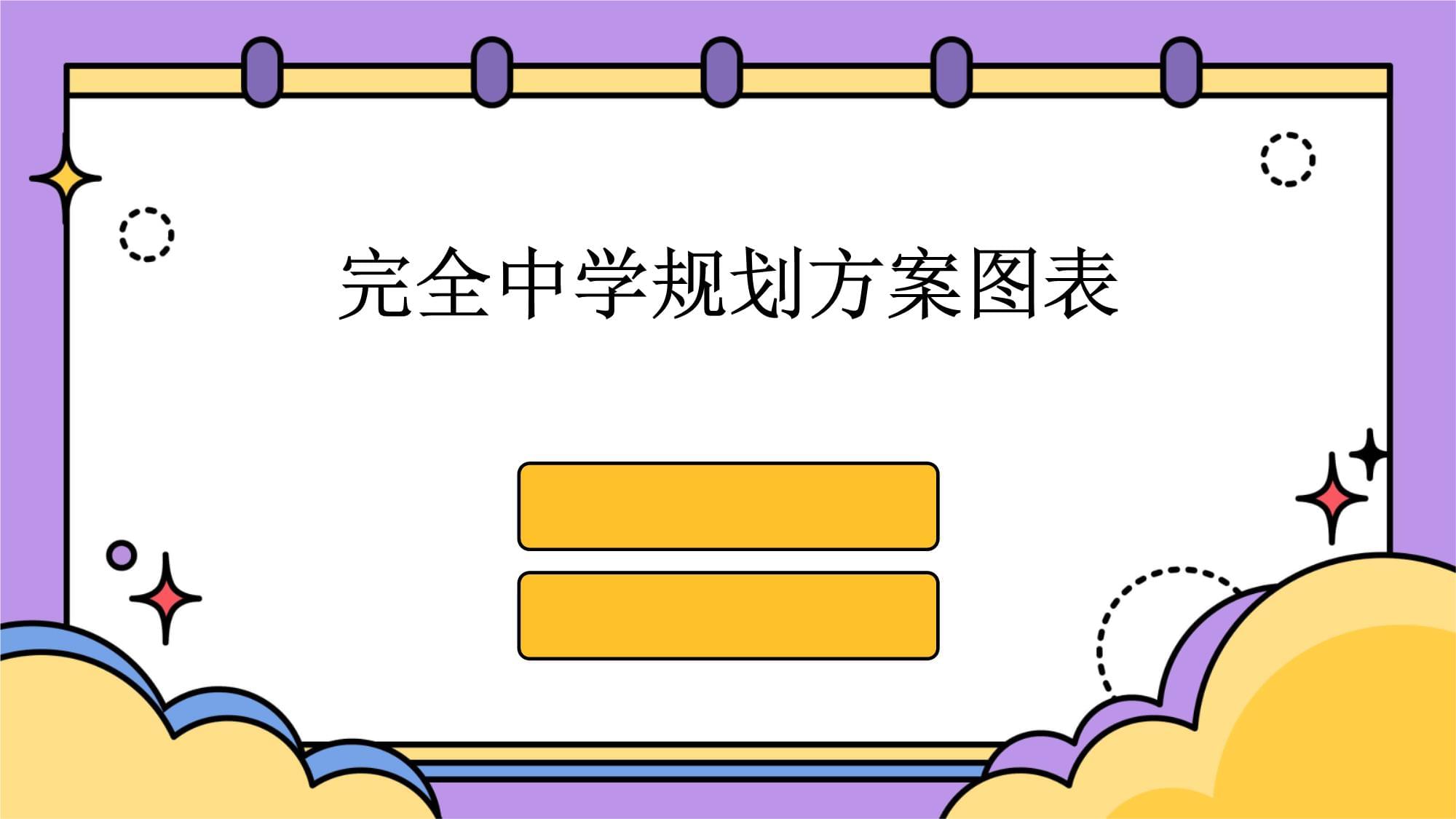 完全中学规划方案图表_第1页